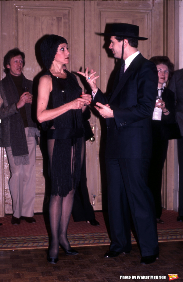 Liliane Montevecci dancing with Lee Roy Reams at a Broadway Benefit on Jan 30, 1983 i Photo