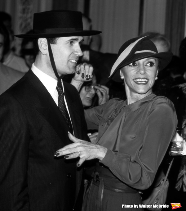 Liliane Montevecci dancing with Lee Roy Reams at a Broadway Benefit on Jan 30, 1983 i Photo