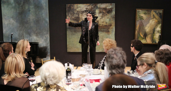 Liliane Montevecchi performing at 'Love n' Courage' - Theater for the New City Benefi Photo