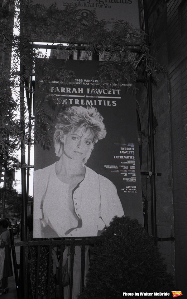 Photo Throwback: Farrah Fawcett Rehearses For EXTREMITIES in 1983 Image