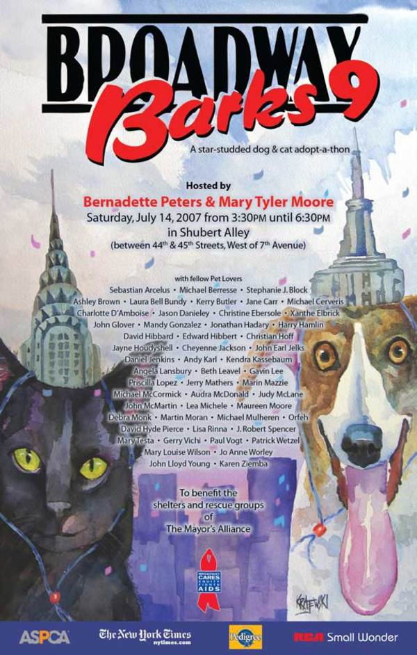 Countdown to Barks: Get Animated with 17 Years of Broadway Barks Posters! 