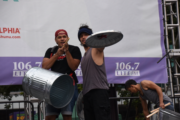 Photo Coverage: Cast Members From WAITRESS, SPONGEBOB, and More Perform at Broadway In Bryant Park Image