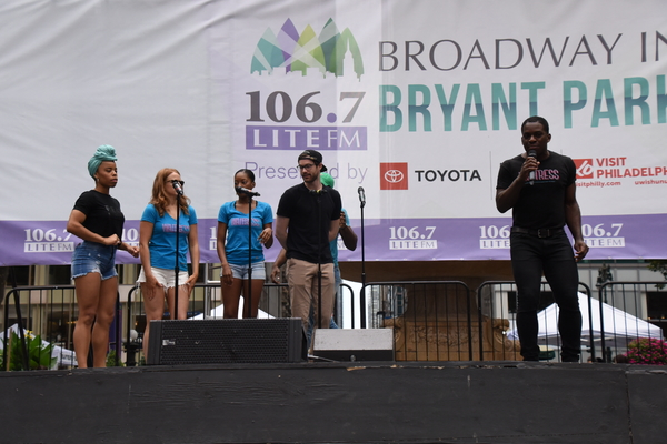 Photo Coverage: Cast Members From WAITRESS, SPONGEBOB, and More Perform at Broadway In Bryant Park  Image