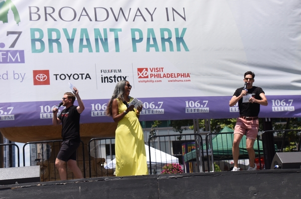Photo Coverage: Cast Members From WAITRESS, SPONGEBOB, and More Perform at Broadway In Bryant Park Image