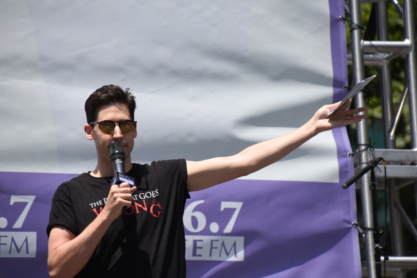 Photo Coverage: Cast Members From WAITRESS, SPONGEBOB, and More Perform at Broadway In Bryant Park Image