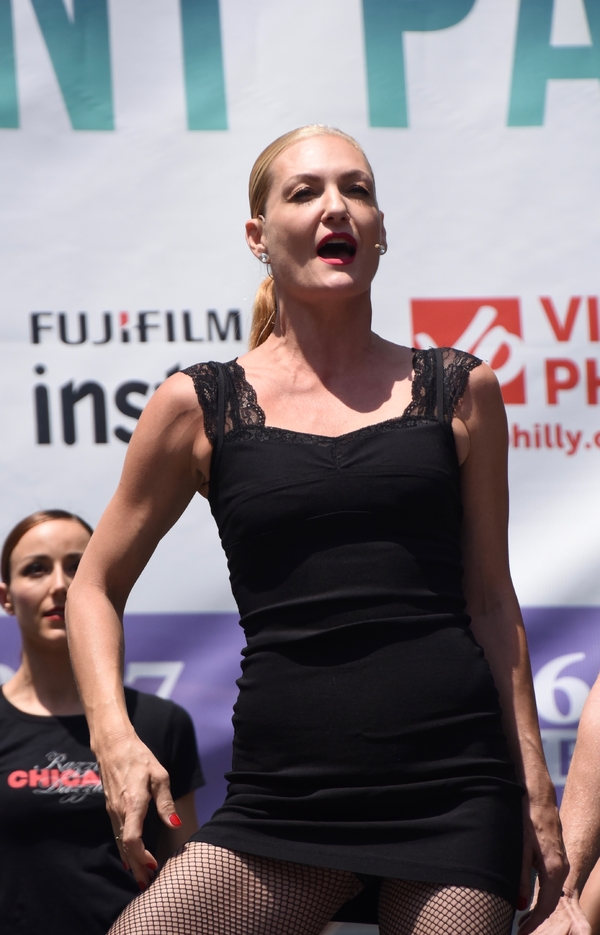 Photo Coverage: Cast Members From WAITRESS, SPONGEBOB, and More Perform at Broadway In Bryant Park Image