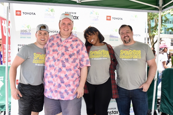 Photo Coverage: Cast Members From WAITRESS, SPONGEBOB, and More Perform at Broadway In Bryant Park Image