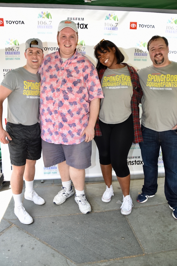 Photo Coverage: Cast Members From WAITRESS, SPONGEBOB, and More Perform at Broadway In Bryant Park Image