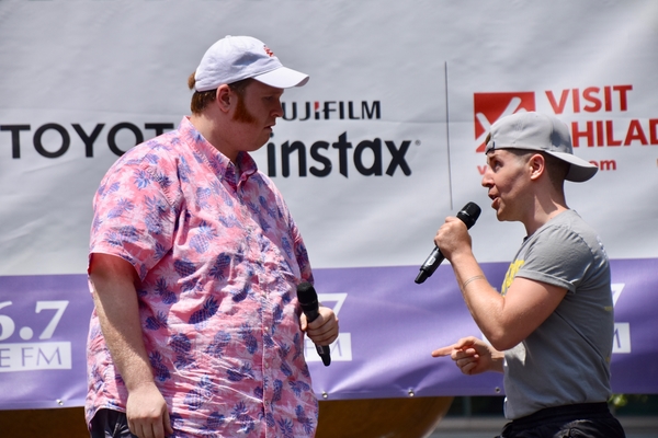 Photo Coverage: Cast Members From WAITRESS, SPONGEBOB, and More Perform at Broadway In Bryant Park Image