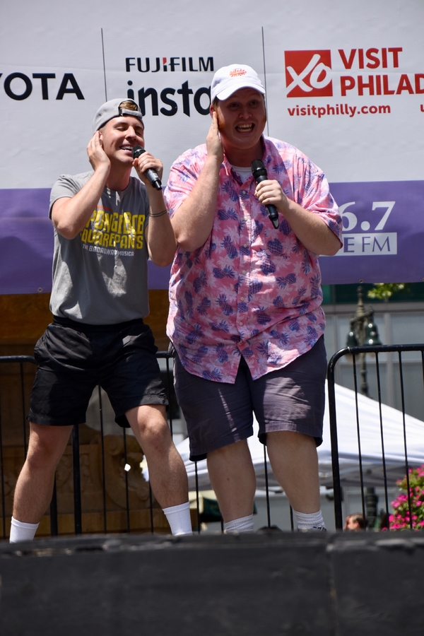 Photo Coverage: Cast Members From WAITRESS, SPONGEBOB, and More Perform at Broadway In Bryant Park Image