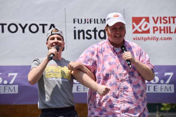 Photo Coverage: Cast Members From WAITRESS, SPONGEBOB, and More Perform at Broadway In Bryant Park Image
