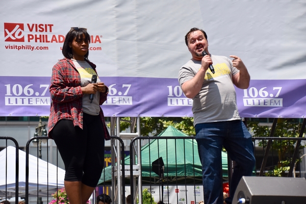 Photo Coverage: Cast Members From WAITRESS, SPONGEBOB, and More Perform at Broadway In Bryant Park Image