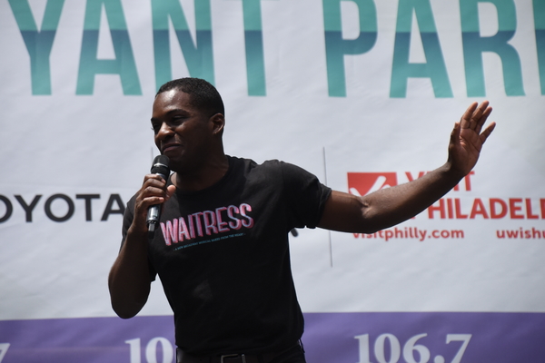Photo Coverage: Cast Members From WAITRESS, SPONGEBOB, and More Perform at Broadway In Bryant Park Image