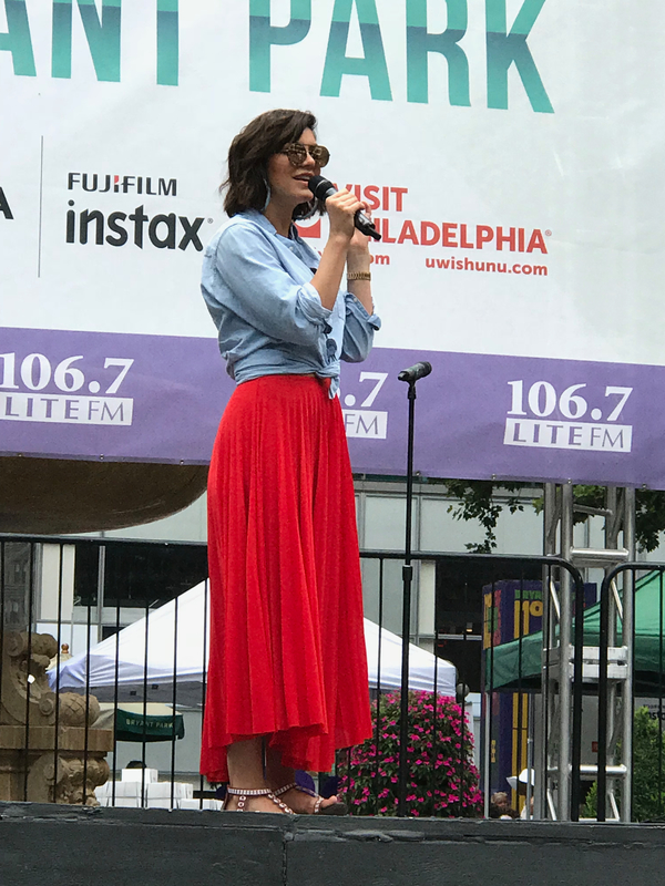 Photo Coverage: Cast Members From WAITRESS, SPONGEBOB, and More Perform at Broadway In Bryant Park Image