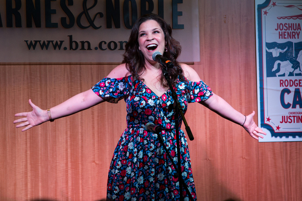Photo Coverage: The Cast of CAROUSEL Celebrates Cast Recording Release at Barnes and Noble Image