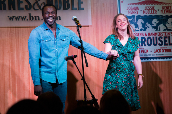 Photo Coverage: The Cast of CAROUSEL Celebrates Cast Recording Release at Barnes and Noble Image
