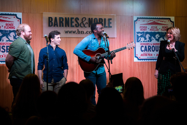 Photo Coverage: The Cast of CAROUSEL Celebrates Cast Recording Release at Barnes and Noble Image