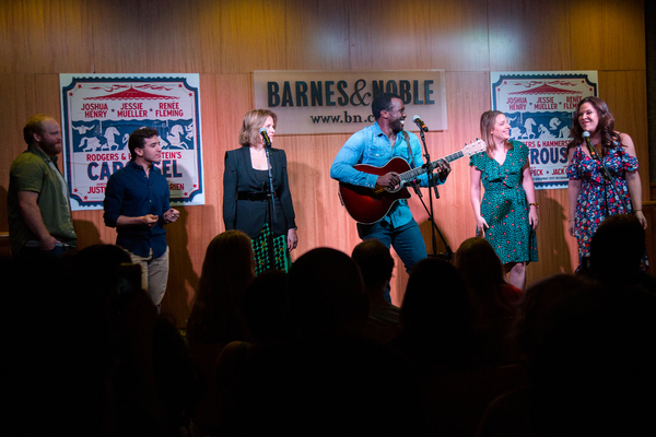 Photo Coverage: The Cast of CAROUSEL Celebrates Cast Recording Release at Barnes and Noble Image