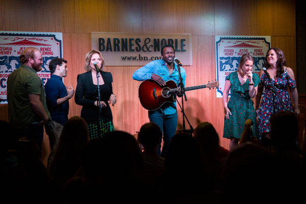Photo Coverage: The Cast of CAROUSEL Celebrates Cast Recording Release at Barnes and Noble Image