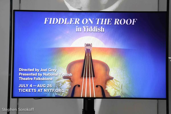 Photo Coverage: Inside Opening Night of FIDDLER ON THE ROOF in Yiddish  Image