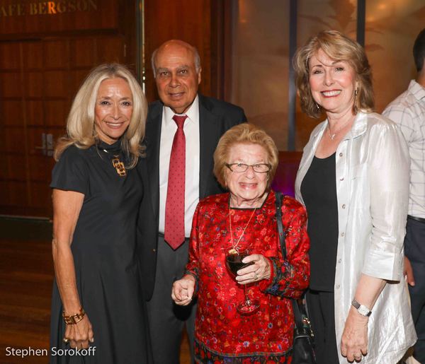 Eda Sorokoff, Joseph Gil, Dr. Ruth Westheimer, Regina Gil, Gold Coast Arts Center Photo