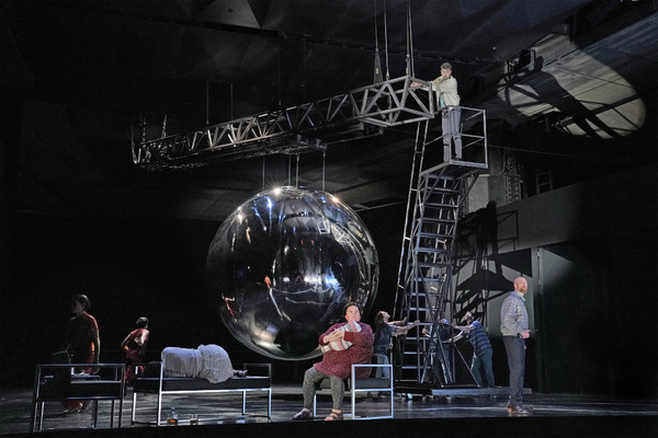 DANCERS, MEREDITH ARWADY (PASQUALITA), BEN BLISS (ROBERT WILSON), AND TIM MIX (FRANK  Photo