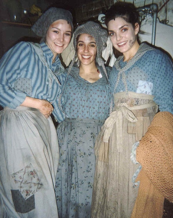 Jill as a factory worker in the national tour of Les Miserables, 2002 Photo