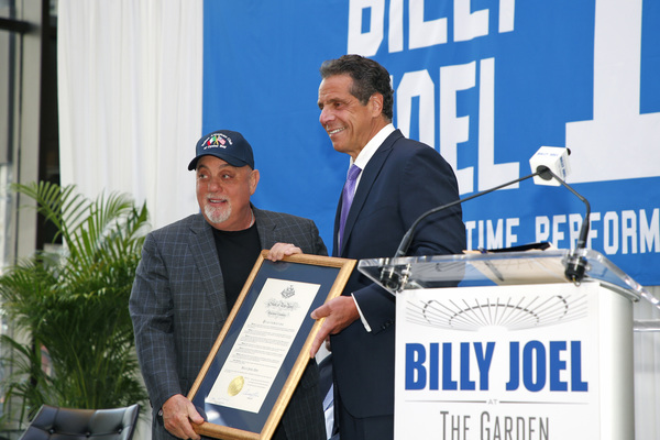 A press conference is held to honor Billy Joel's 100th show at Madison Square Garden  Photo