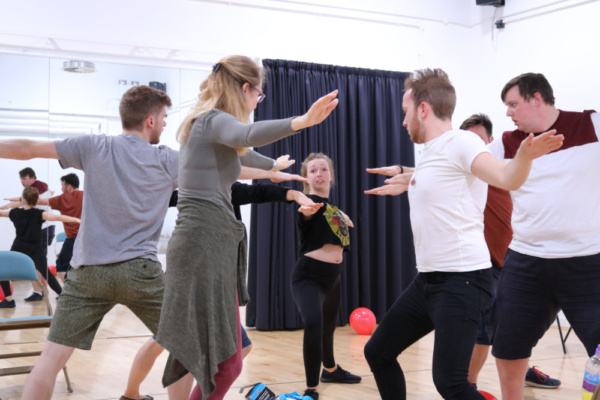 Photo Flash: In Rehearsal With The Cast Of PERFECTLY ORDINARY 