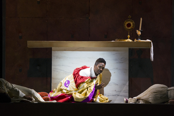 Nmon Ford, the Celebrant, in Lincoln Centerâ€™s production of Leonard Bernstein Photo