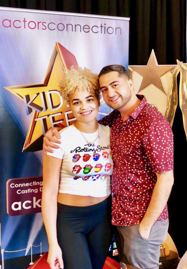 Photo Flash: Kim Exum From Broadway's BOOK OF MORMON Visits Director Walid Chaya To Wrap Actors Connection Performing Arts Camp  Image