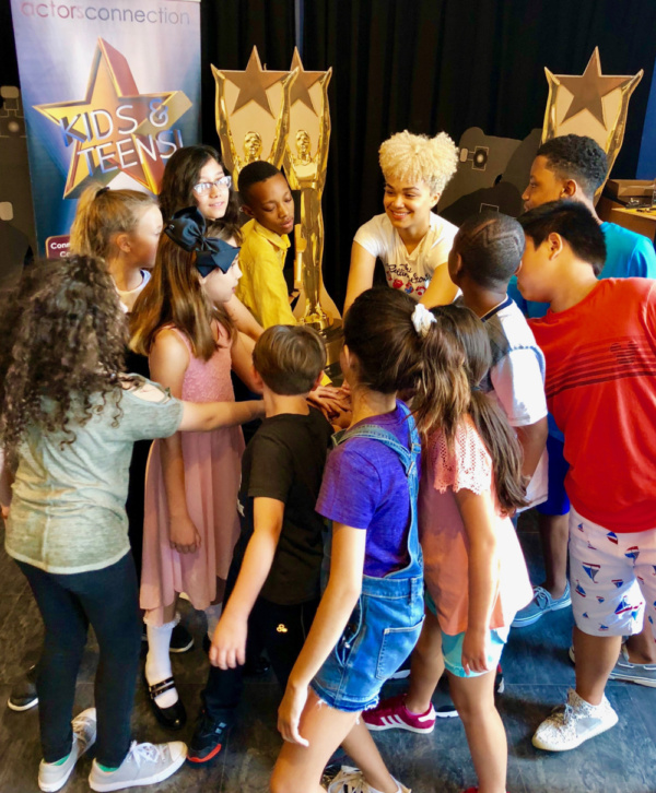 Photo Flash: Kim Exum From Broadway's BOOK OF MORMON Visits Director Walid Chaya To Wrap Actors Connection Performing Arts Camp 