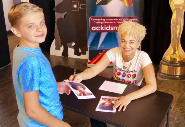 Photo Flash: Kim Exum From Broadway's BOOK OF MORMON Visits Director Walid Chaya To Wrap Actors Connection Performing Arts Camp  Image