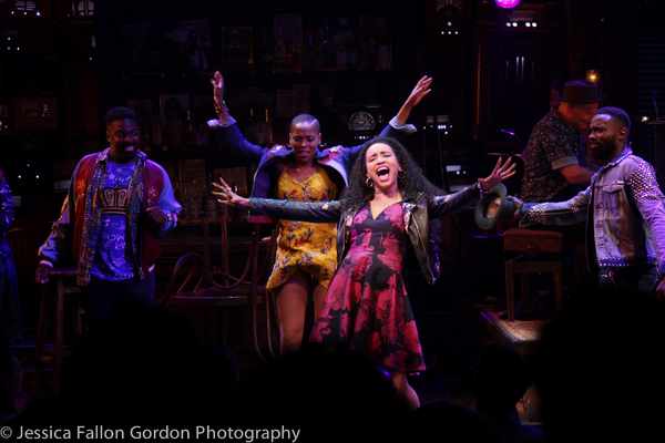 Nicole Vanessa Ortiz and the cast of SMOKEY JOE'S CAFE Photo