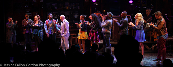 Mike Stoller and the cast of SMOKEY JOE'S CAFE Photo