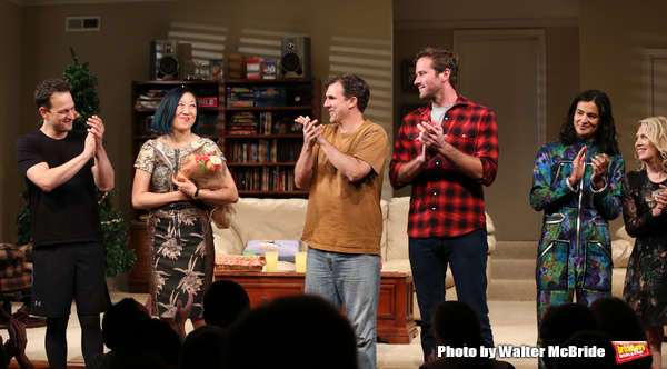 Photo Coverage: The Cast of STRAIGHT WHITE MEN Takes Their Opening Night Bows Image