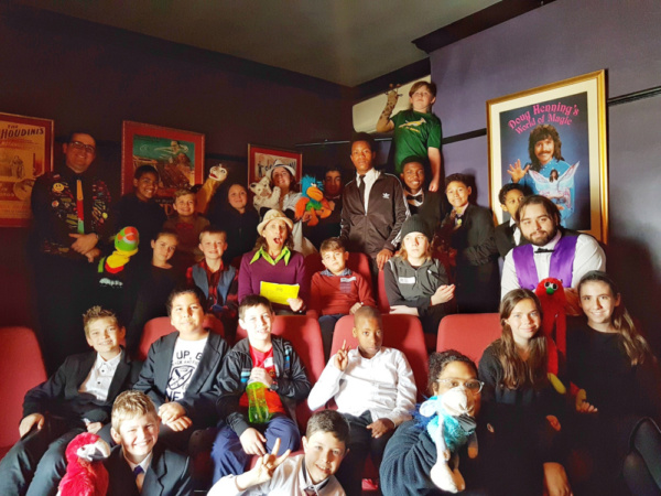 Photo Flash: Jive Cape Town Funny Festival International Performers Educate And Entertain College Of Magic's Young Magicians Image