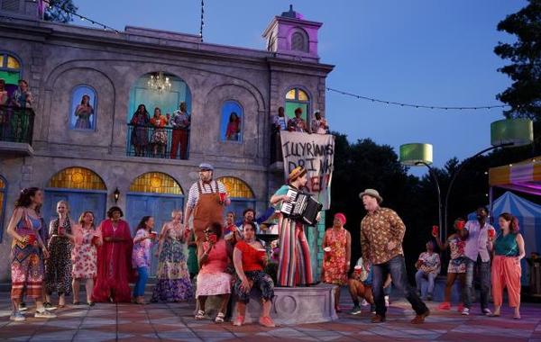 Photo Flash: First Look at Nikki M. James, Shuler Hensley & More in Public Works' TWELFTH NIGHT in the Park! Image