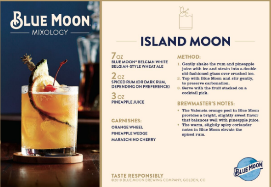 BLUE MOON BREWING COMPANY Refreshing Summer Cocktail Recipes 