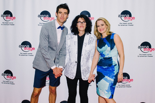 Drew  Gehling,Tina  Landau  and  Mamie  Parris  at 