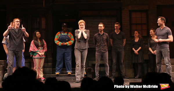 Original cast members Rick Lyon, Jennifer Barnhart and John Tartaglia  Photo