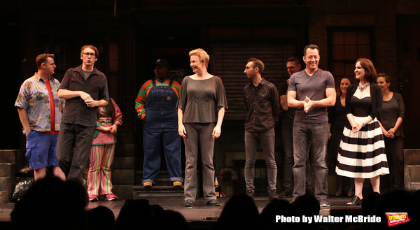 Original cast members Rick Lyon, Jennifer Barnhart, John Tartaglia and Stephanie Dâ� Photo