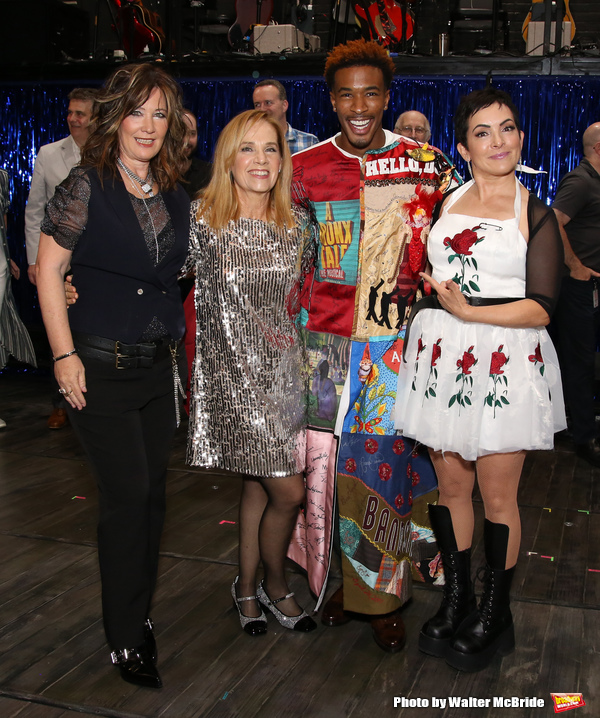 Kathy Valentine, Charlotte Caffey, Justin Prescott and Jane Wiedlin  Photo