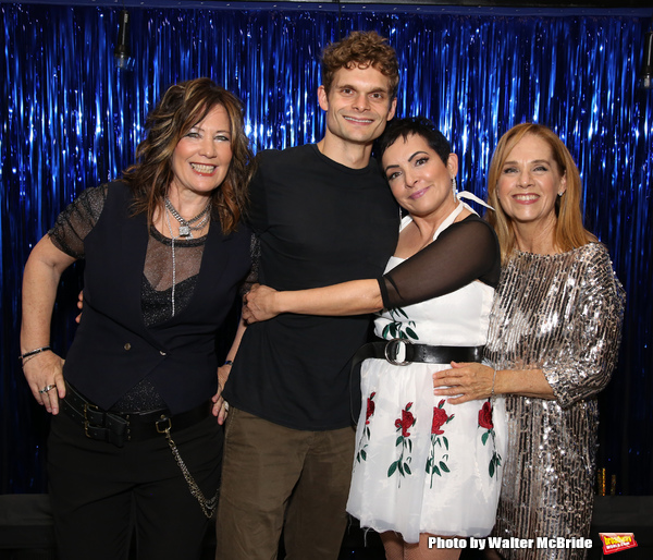 Kathy Valentine, Andrew Durand, Jane Wiedlin and Charlotte Caffey Photo