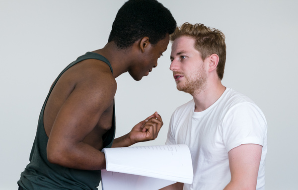 Photo Flash: Inside Rehearsal For HOMOS, OR EVERYONE IN AMERICA at the Finborough Theatre Image