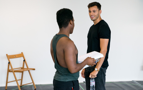 Photo Flash: Inside Rehearsal For HOMOS, OR EVERYONE IN AMERICA at the Finborough Theatre Image