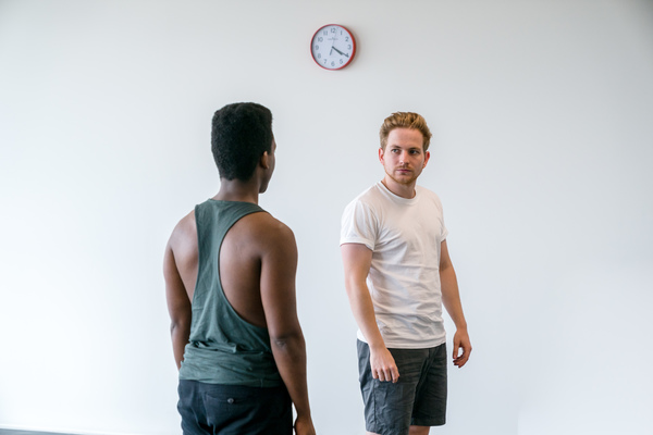 Photo Flash: Inside Rehearsal For HOMOS, OR EVERYONE IN AMERICA at the Finborough Theatre Image