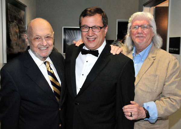 Photo Flash: ANNIE Composers Charles Strouse and Michael Charnin Pay A Visit Backstage at the Hollywood Bowl 