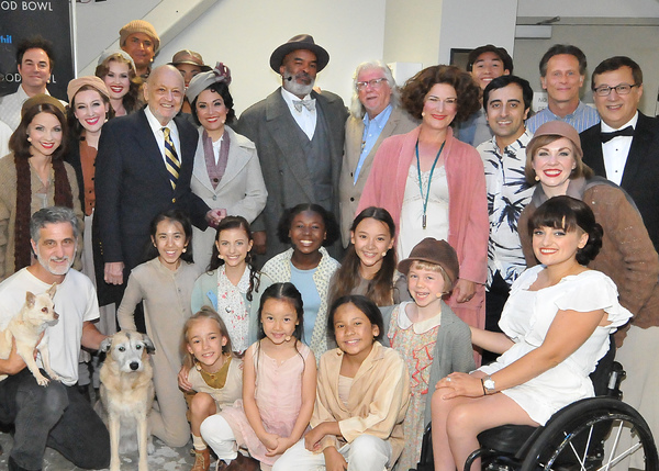 Photo Flash: ANNIE Composers Charles Strouse and Michael Charnin Pay A Visit Backstage at the Hollywood Bowl 