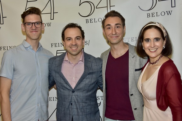 Ben Durocher, Rob McClure, Jason Jacoby and  Stephanie D'Abruzzo Photo